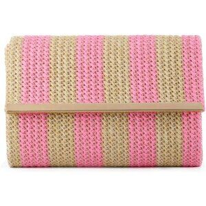 Straw Clutch Purse Women Woven Straw Shoulder Bags Summer Beach Handbag Wallet